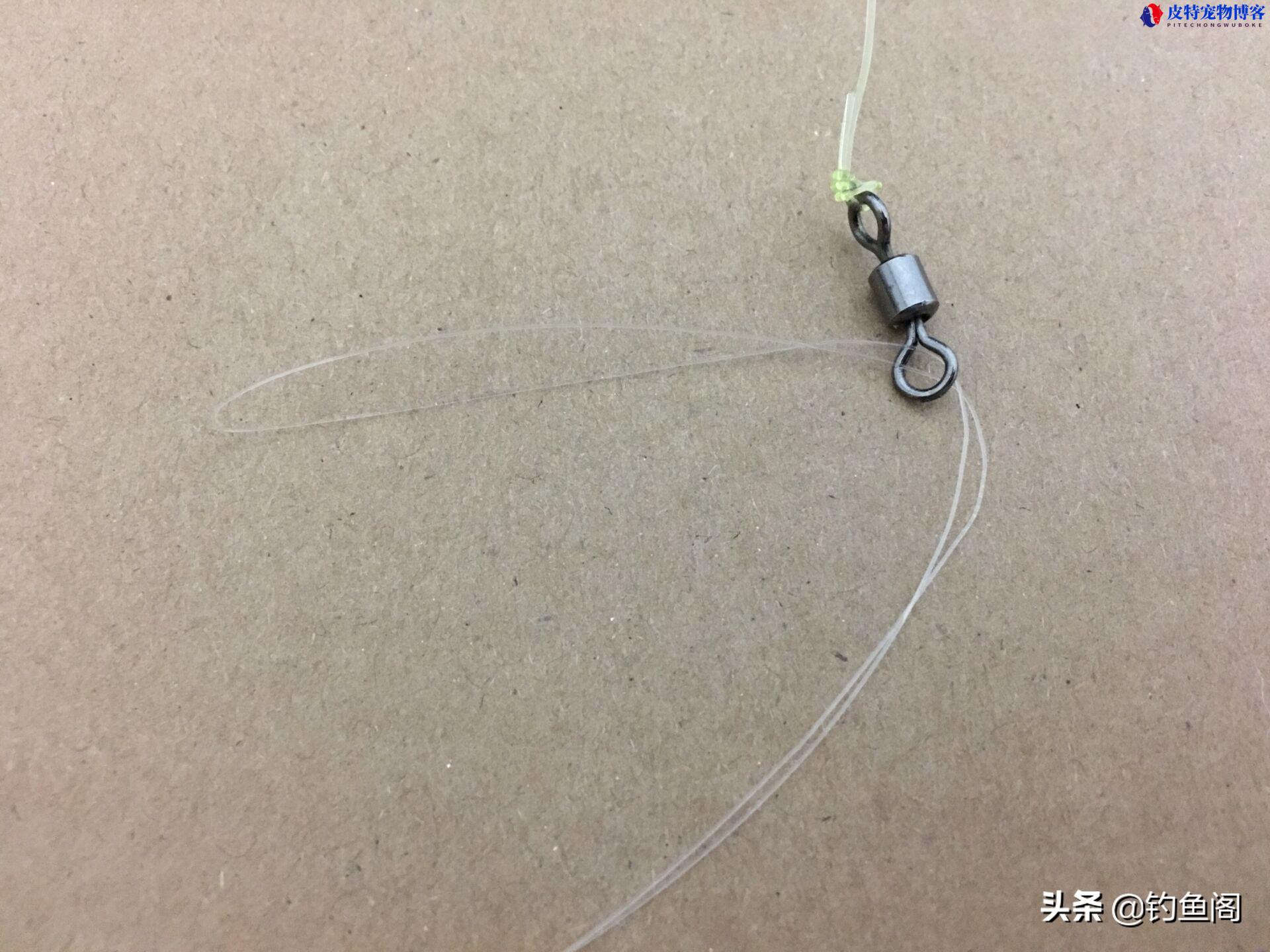 钓鱼子线打结方法图解大全，子线如何打结，子线怎样打结不会缠绕